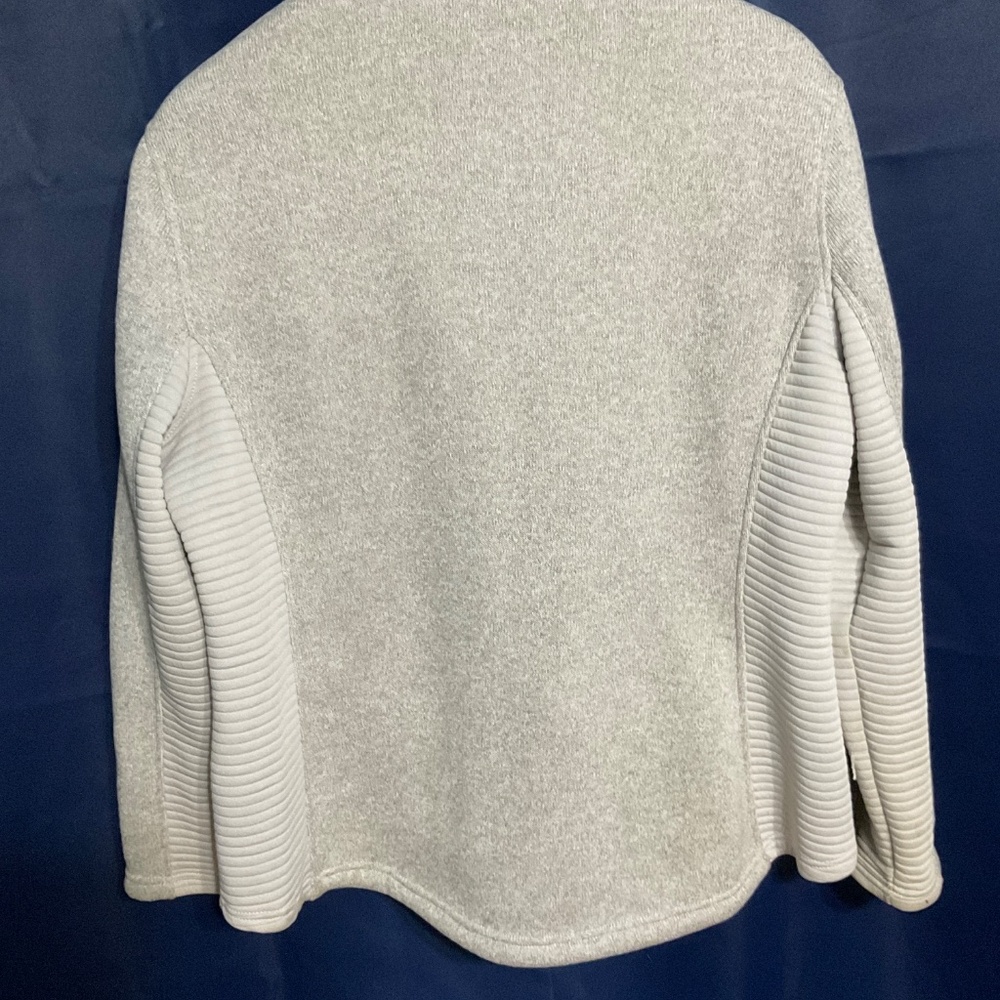 Fleece lined jacket gray size 1X.  W29 - Picture 5 of 6
